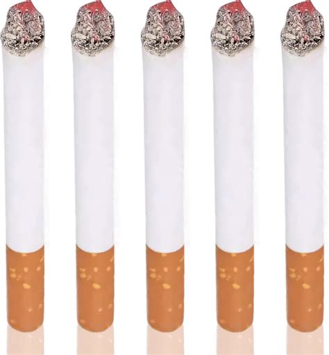 Pack of 5 Fake Cigarettes Toys - Fake Lit Cigarettes Puff Cigarette ...
