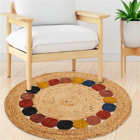 Buy Coterie Jute Braided Dhurrie - 90cm from Home Centre at just INR 1699.0