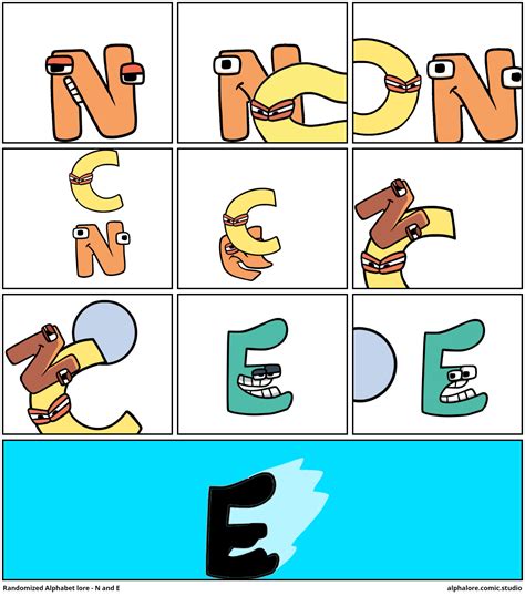 Randomized Alphabet lore - N and E - Comic Studio