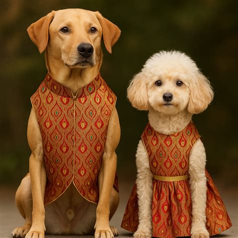 🐾 Top 5 Indian Wedding Sherwanis for Dogs in 2025 – Petaloons