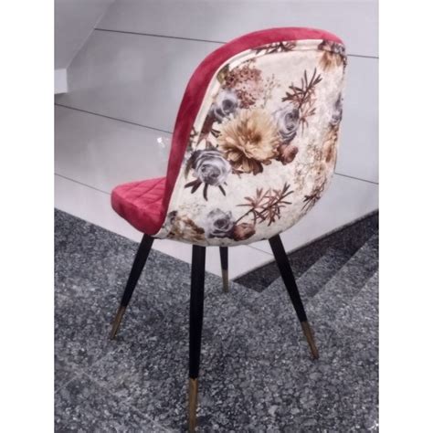 Buy Clota Restaurant Dining Chair in Designer Red Chair Back Design