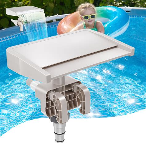 Amazon.com: Hanaoyo Pool Fountain Waterfall for Above Ground Pools ...