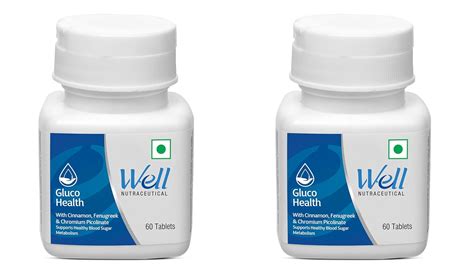Well Gluco Health Pack Of 2 (60 Unit Each Pack) : Amazon.in: Baby Products