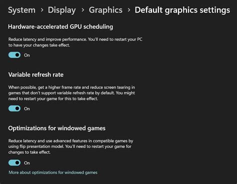 Hardware GPU Scheduling 的图像结果