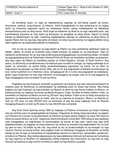 Image result for Critique Paper Sample