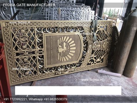 Modern Front Gate Design Modern Wrought Iron Gates Simple Modern Main ...