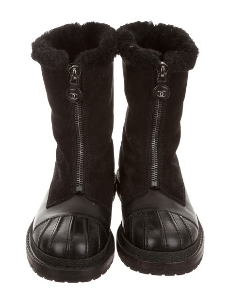 Chanel Leather Snow Boots - Shoes - CHA161258 | The RealReal