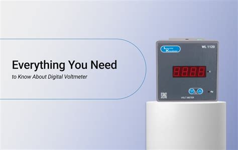 Digital Voltmeter: Types, Benefits & Working Principle - LKE Smartshop