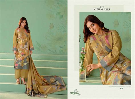 Mumtaz Arts Varshika Wholesale Viscose Musline Dress Material Surat ...