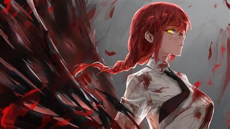 Chainsaw Man Makima Anime Art 4K #541j Wallpaper 4K PC