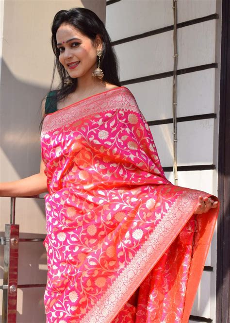 Pure Silk Banarasi Sarees – Handwoven Luxury from Varanasi – Banarasi ...