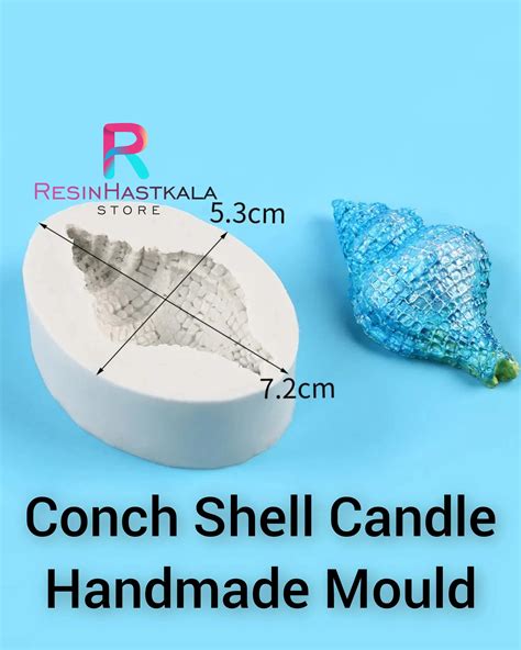 3D Conch Shell Candle Handmade Mould – Resinhastkala Store