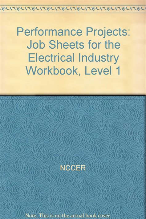 Electrical 1 Performance Projects Workbook : NCCER: Amazon.in: Books