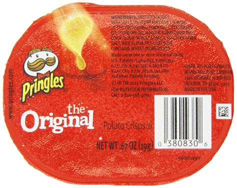 Pringles Original Nutrition