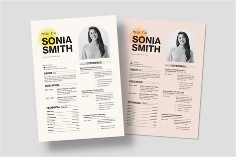Resume Template [INDD, EPS, AI, PSD] - BrandPacks