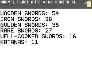 Sword Collector V0.1 - ticalc.org