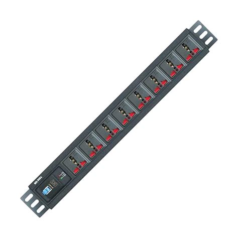 MX 8 Sockets Universal Power Strip with Single Pole MCB, 1.5m Cord, 5 ...