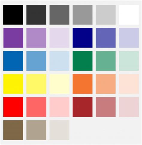 Image result for Basic Color Palette