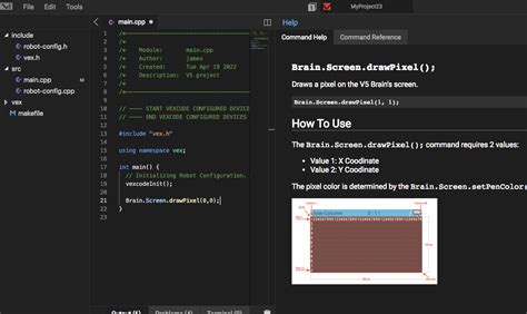 Image result for Brain Screen. Pressing Vexcode V5