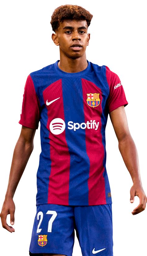 Lamine Yamal Barcelona football render - FootyRenders