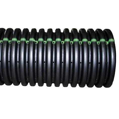 4 Perforated Drain Pipe 4" X 10ft PVC Perforated Sewer & Drain Pipe