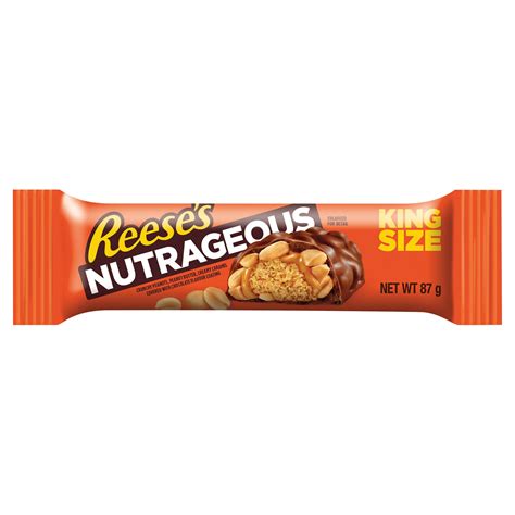 Reese's Nutrageous King Size Bar 87g | Single Chocolate Bars & Bags ...