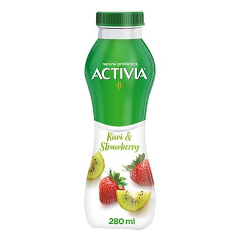 Activia Go Drinkable Yoghurt Kiwi & Strawberry 280 ml Online at Best ...