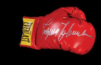 Lot Detail - Ingemar Johansson Rare Signed Boxing Glove (JSA)
