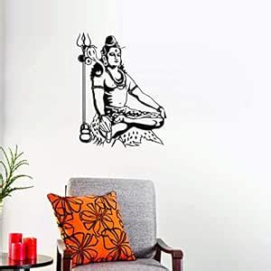 Buy Decor Villa The Shiva Ji Wall Sticker & Decal for Living Room ...