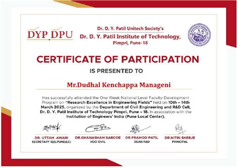 Civil Engineering Faculty Achievements