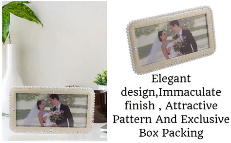 Lavanaya Silver - Antique Silver Finish Table Top Photo Frame (Silver ...