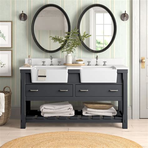 Farmhouse Bathroom Vanity Double Sink