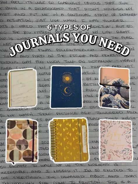 6 TYPES OF JOURNALS YOU NEED TO BE THE BEST YOU 🫶🫶 | Gallery posted by ...