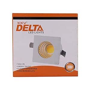 Buy Kkv Delta Led Cob, 1 Watt, Shapes Round/Square, Green Pack of 4 ...