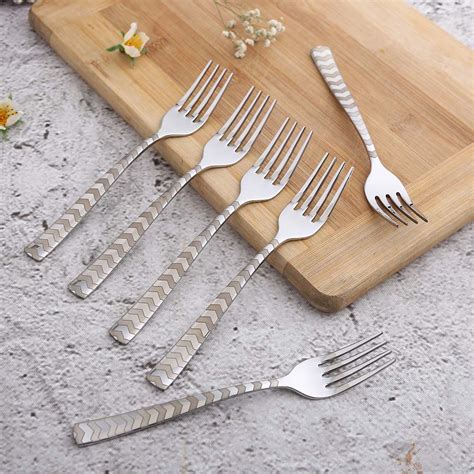 Roma Dinner Fork - Laser Etching - Set of 6 pcs – Wonderchef India