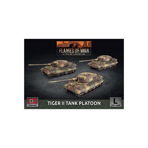 Buy Flames of War - Tiger II Tank Platoon - Battlefront Miniatures ...
