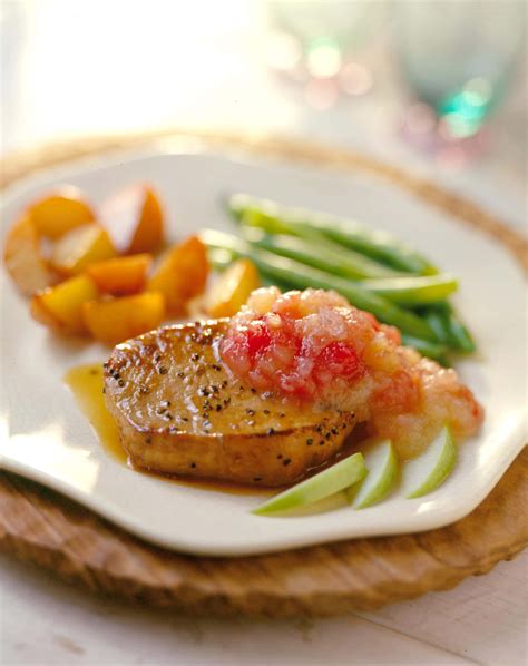 Cinnamon Apple Pork Chops - Pork Recipes - LGCM