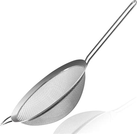 Sieves and Strainers Fine Mesh Stainless Steel Food Strainer Colander ...