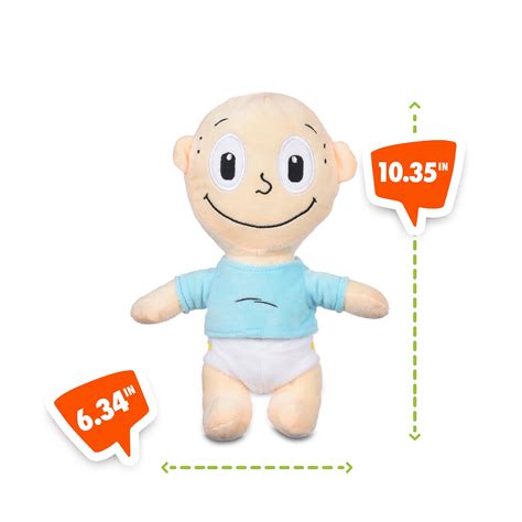Buy Nickelodeon for Pets Rugrats Tommy Pickles Figure Plush Dog Toy - 9 ...