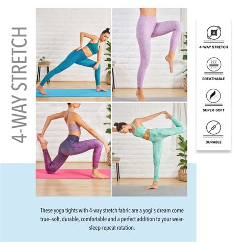 Buy Floral Ombre Yoga Tights with Side Pocket for Women Online | Cultsport