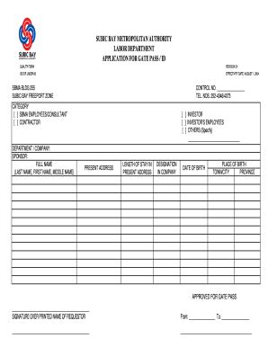 Sbma Id Requirements - Fill Online, Printable, Fillable, Blank | pdfFiller