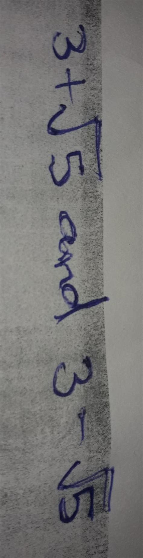 find the quadratic polynomial whose zeros are given below in photo ...