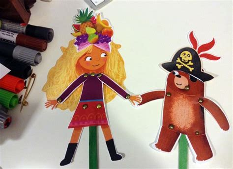 Image result for Paper Puppet Craft