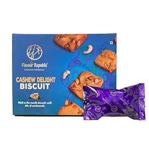 The Flavour Republic Premium Cashew Delight Biscuits 900Gm (Pack of 3 ...
