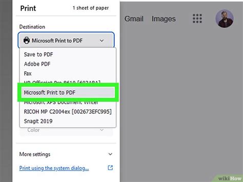 Print to PDF 的图像结果