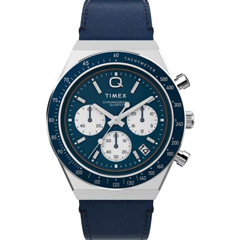 Timex Q Timex Men Blue Round Dial Analog Watch - TW2W51700UJ – The ...