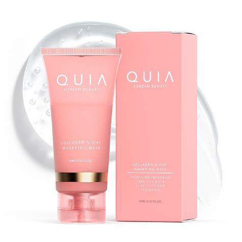 Amazon.com : QUIA Overnight Collagen Wrapping Mask – Wake Up with ...