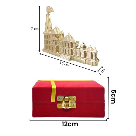 Ram Mandir Model with Red Velvet Gift Box | Get upto 60% Off