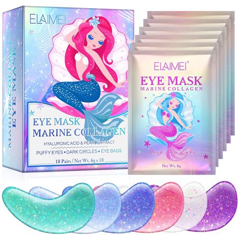 Buy Under Eye Patches (18 Pairs) - Pearl Eye Mask with Natural Marine ...