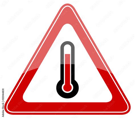 Image result for High Temperature Warning Sign